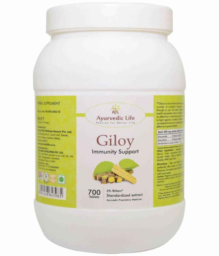 Ayurvedic Life Giloy Immunity Support Tablets - Swadesiicart