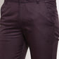 Jainish Men's Purple Cotton Solid Formal Trousers ( FGP 258Purple ) | Swadesiicart