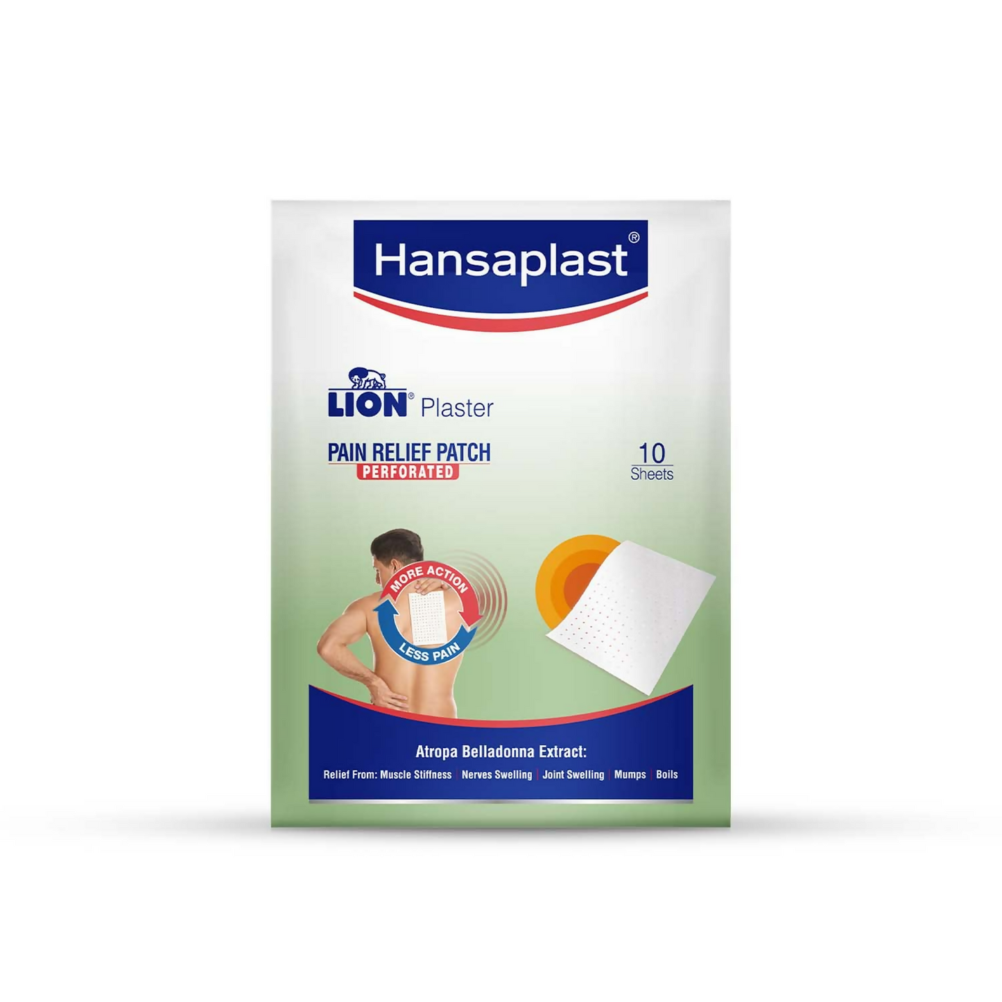 Hansaplast Lion Heat Plaster Back and Neck Pain Relief Patches Set of 30 pcs | Swadesiicart