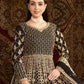 Anaita Black Embroidered Net Stitched Anarkali Suit