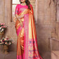 Aastha Fashion Gold Banarasi Tissue Silk Weaving Saree