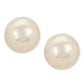 Cream Shine Pearl Studs- Ruby Raang | Swadesiicart