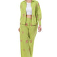 Jaitra Apparels Green Embroidered Premium Pure Cotton Co-Ord Set For Women - Swadesiicart