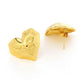 Golden Heart Studs - Ruby Raang | Swadesiicart