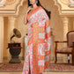 Shree Shyam Fashion Linen Cotton(Woven Work) Multicolour Saree