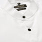 Jainish White Men's Cotton Solid Mandarin Collar Formal Shirts ( SF 726White ) | Swadesiicart