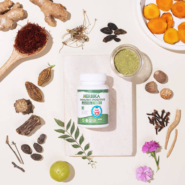 Herbika Immuno Positive Capsules | Swadesiicart