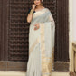 Shree Shyam Fashion Grey Cotton Saree