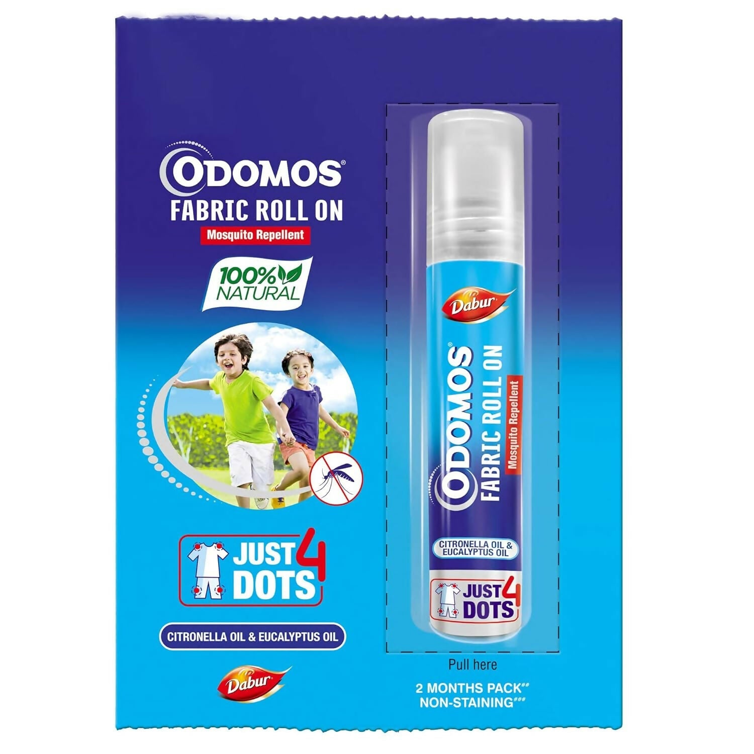 Odomos Mosquito Repellant Fabric Roll On | Swadesiicart
