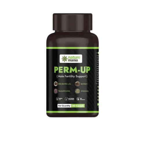 Nature Mania Perm-Up Capsules (Male Sperm Count Booster) | Swadesiicart