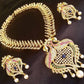 Multicolor Peacock Bridal Necklace Set