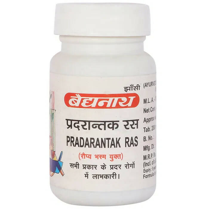 Baidyanath Jhansi Pradarantak Ras Tablets | Swadesiicart