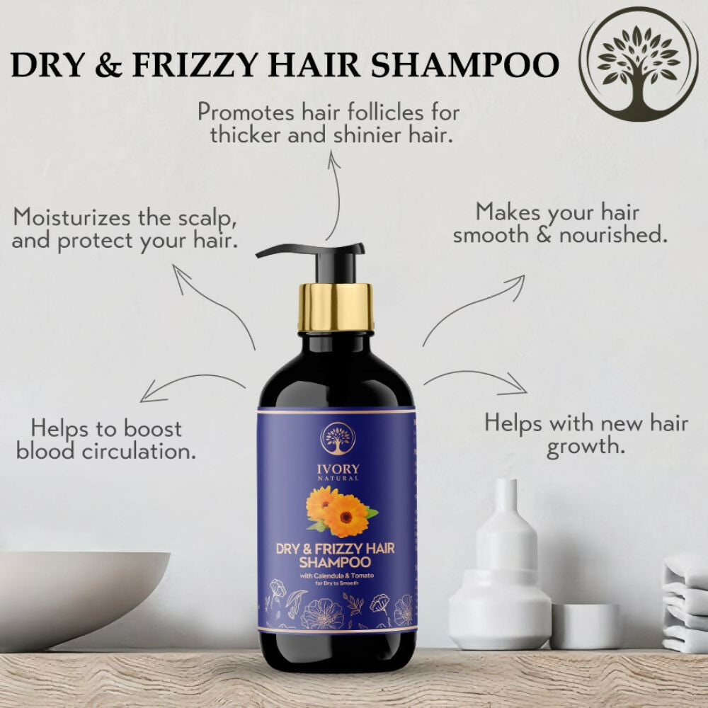 Ivory Natural Dry Rough Hair Shampoo For Dry, Frizzy, Unmanaged Hair | Swadesiicart