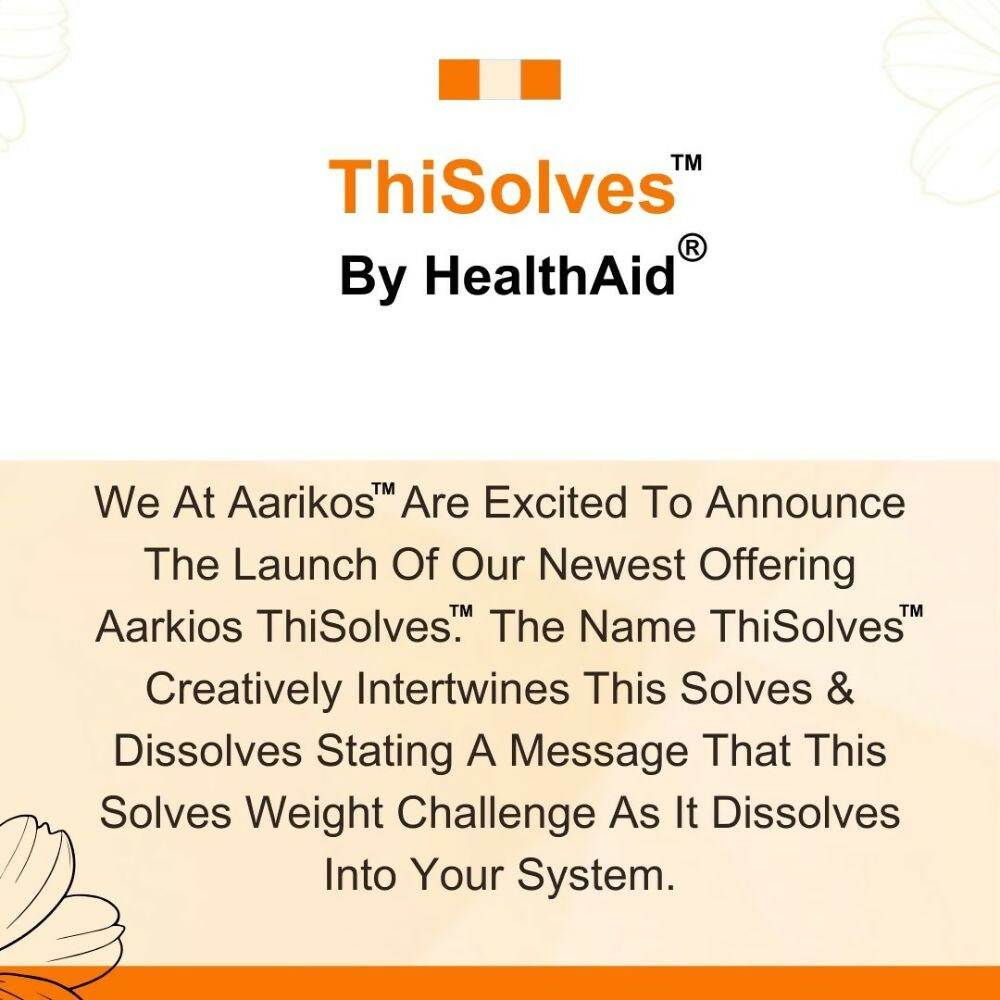 HealthAid Lean & Tirm ThiSolves Oral Strips - Swadesiicart