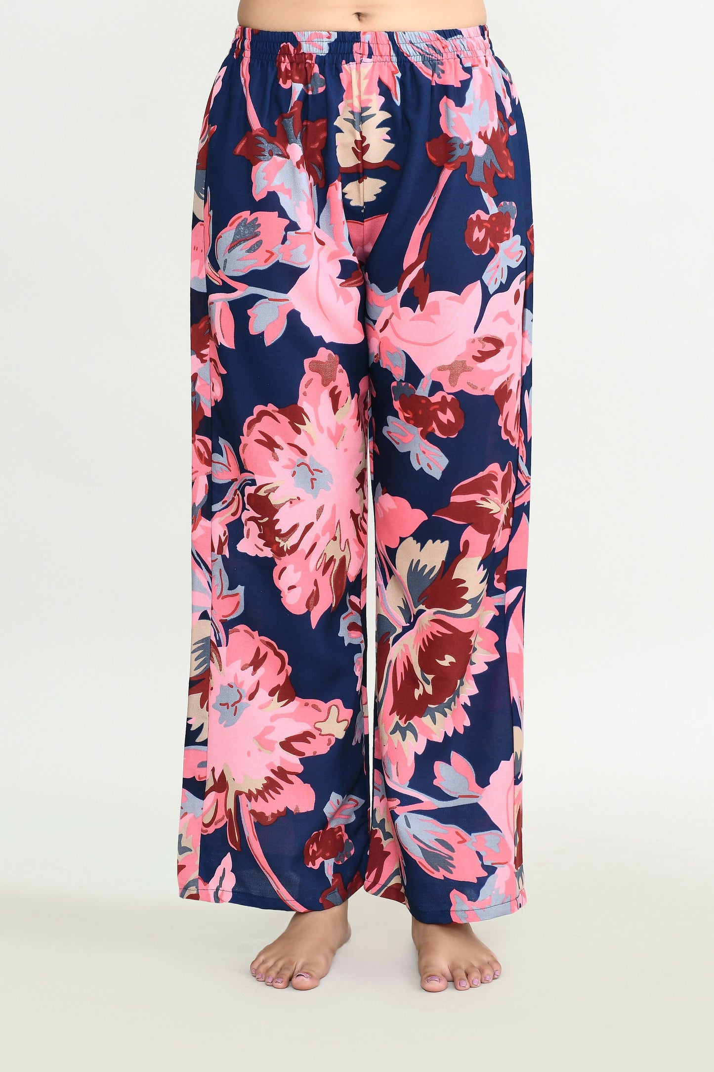 Joban Fashion Beautiful N.Blue & Pink Cotton Cod Set - Swadesiicart