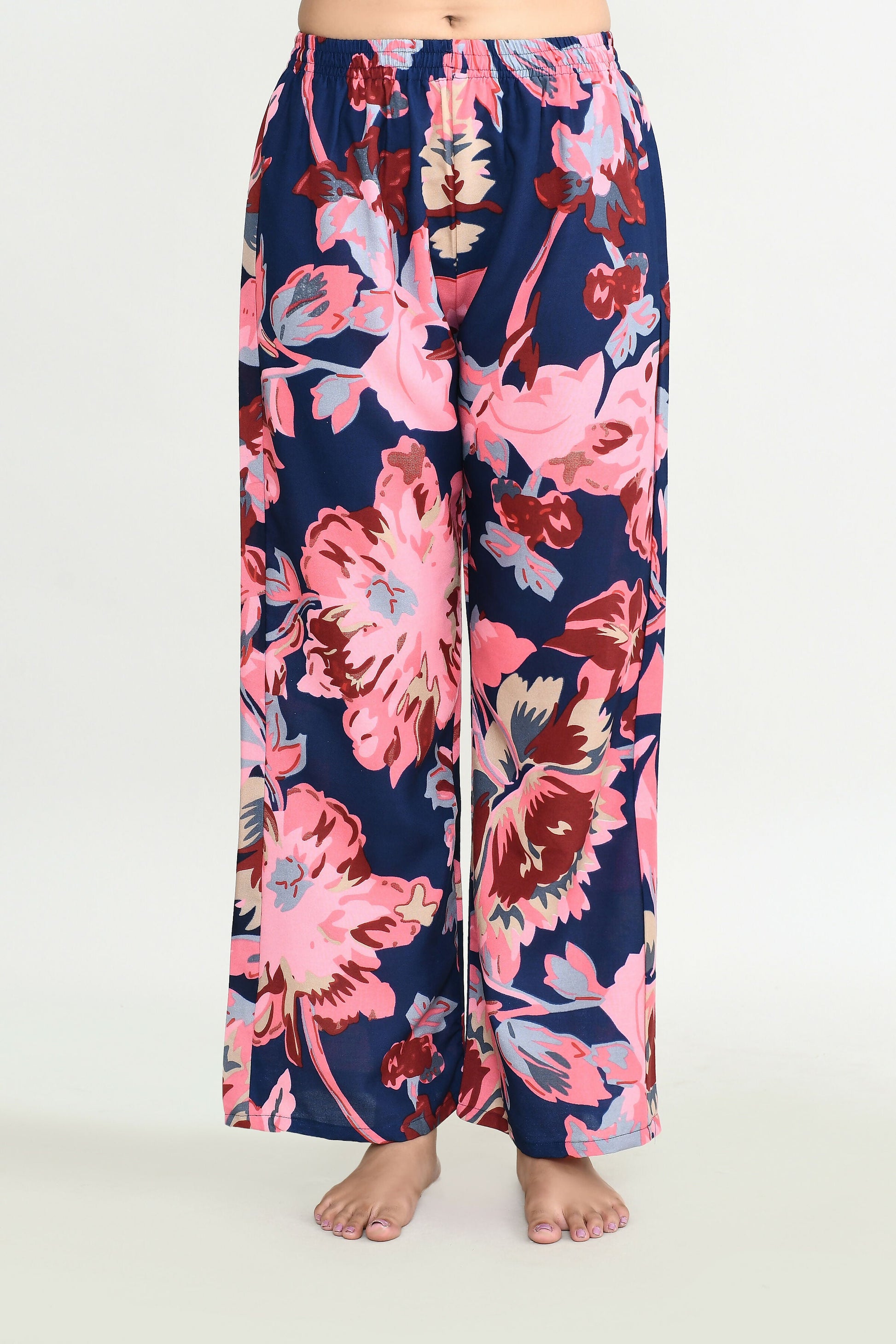 Joban Fashion Beautiful N.Blue & Pink Cotton Cod Set - Swadesiicart