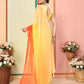 Yellow Georgette Pedding Color Printed Ready To Wear Saree - Aalaya | Swadesiicart