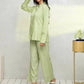 Myshka Women Green Printed Co-Ords - Swadesiicart