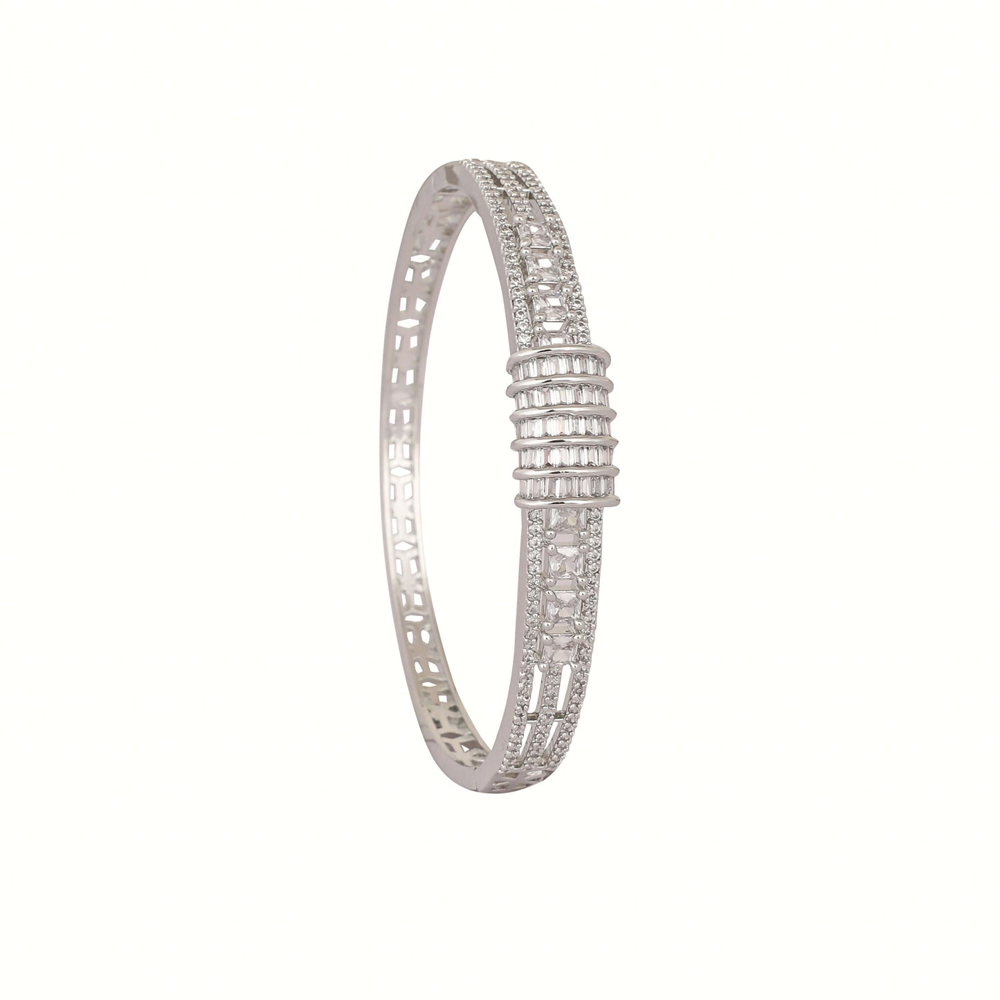 Nuyug Diamond Radiance Anti Tarnish Bangle | Swadesiicart