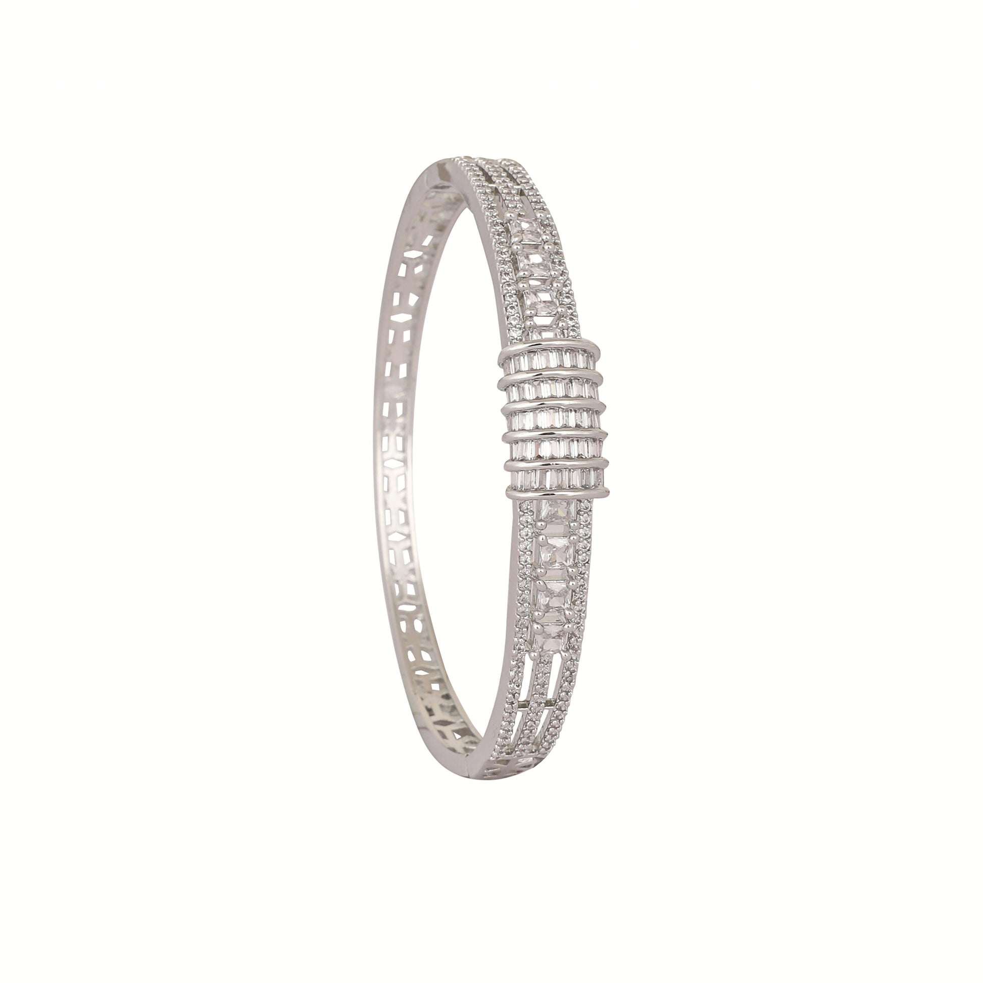 Nuyug Diamond Radiance Anti Tarnish Bangle | Swadesiicart