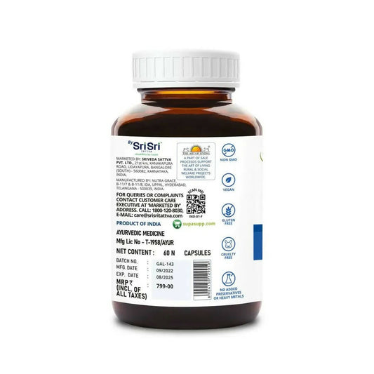 Sri Sri Tattva Supasupp Almond Oil Capsules - Swadesiicart
