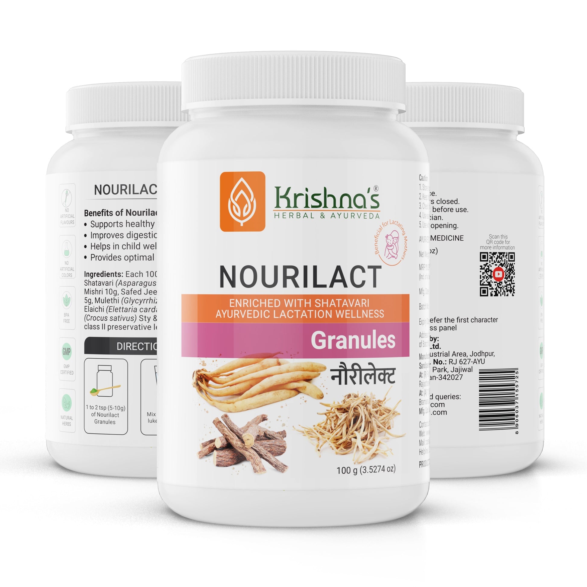 Krishna'S Herbal & Ayurveda Nourilact Granules | Swadesiicart