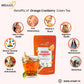 Oraah Cranberry Orange Green Tea - Swadesiicart