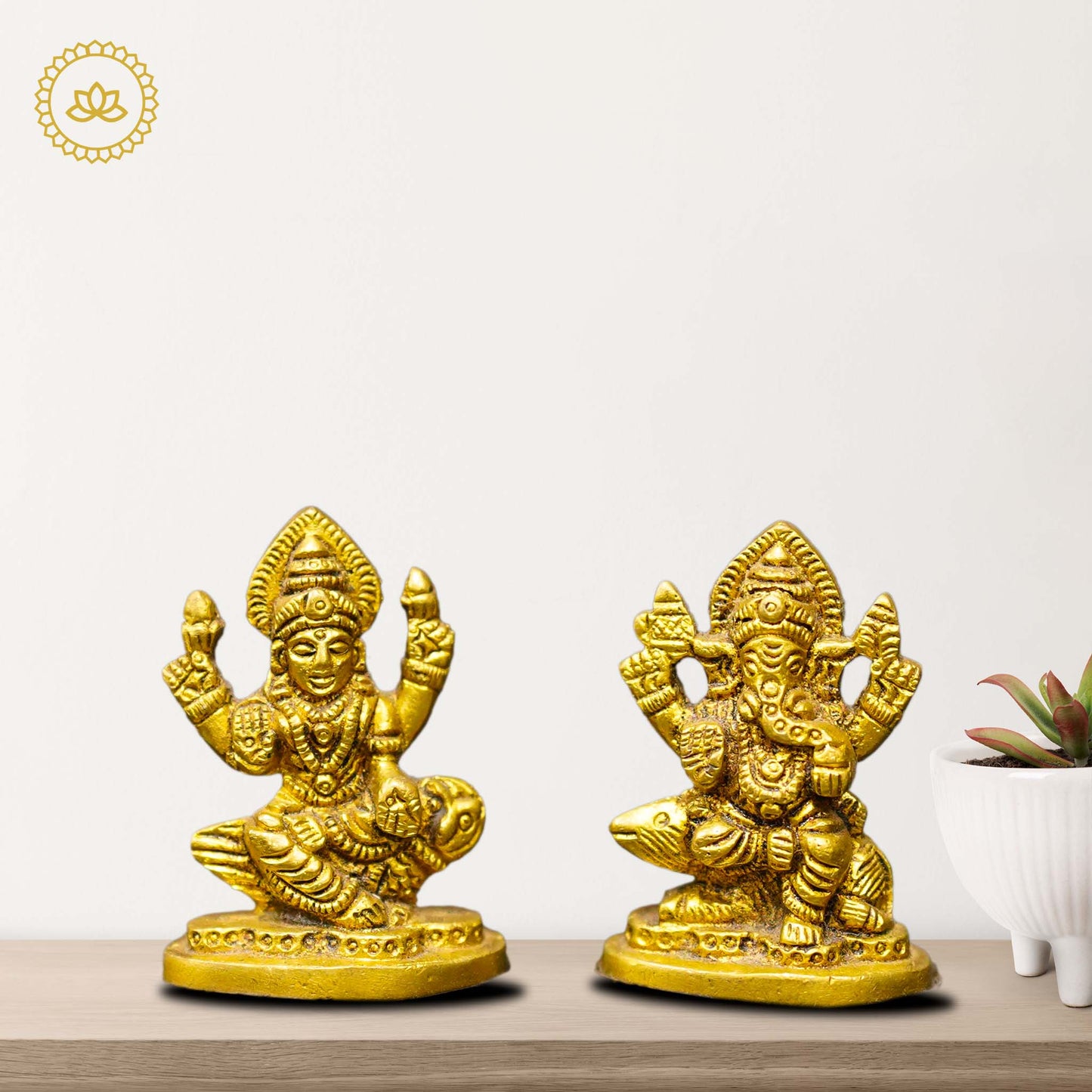 Ganesha Lakshmi: Auspicious Blessings for Your Home - Divine India Art