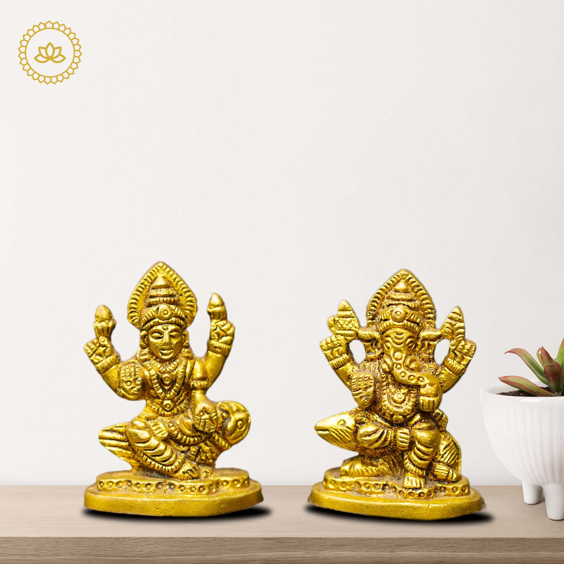 Ganesha Lakshmi: Auspicious Blessings for Your Home - Divine India Art