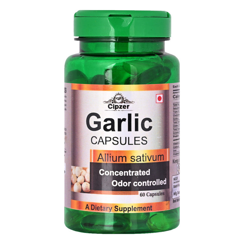 Cipzer Garlic Softgel Capsules - Swadesiicart