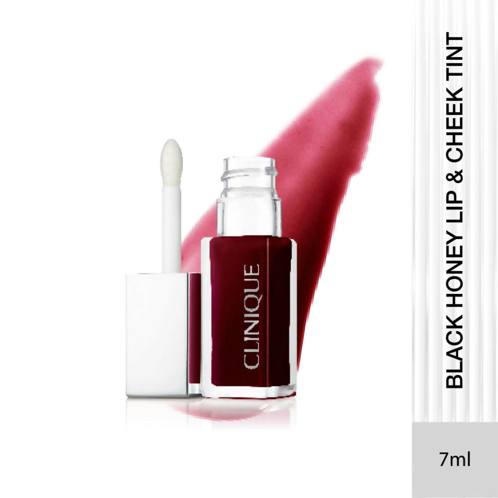 Clinique Pop Lip + Cheek Oil + Black Honey - Swadesiicart