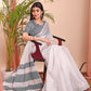Shree Shyam Fashion The White Loom White Linen Cotton Saree