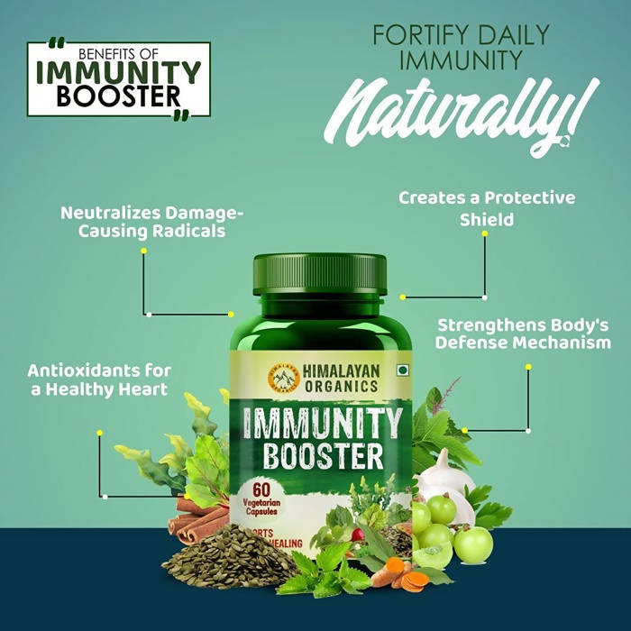 Himalayan Organics Immunity Booster Vegetarian Capsules | Swadesiicart