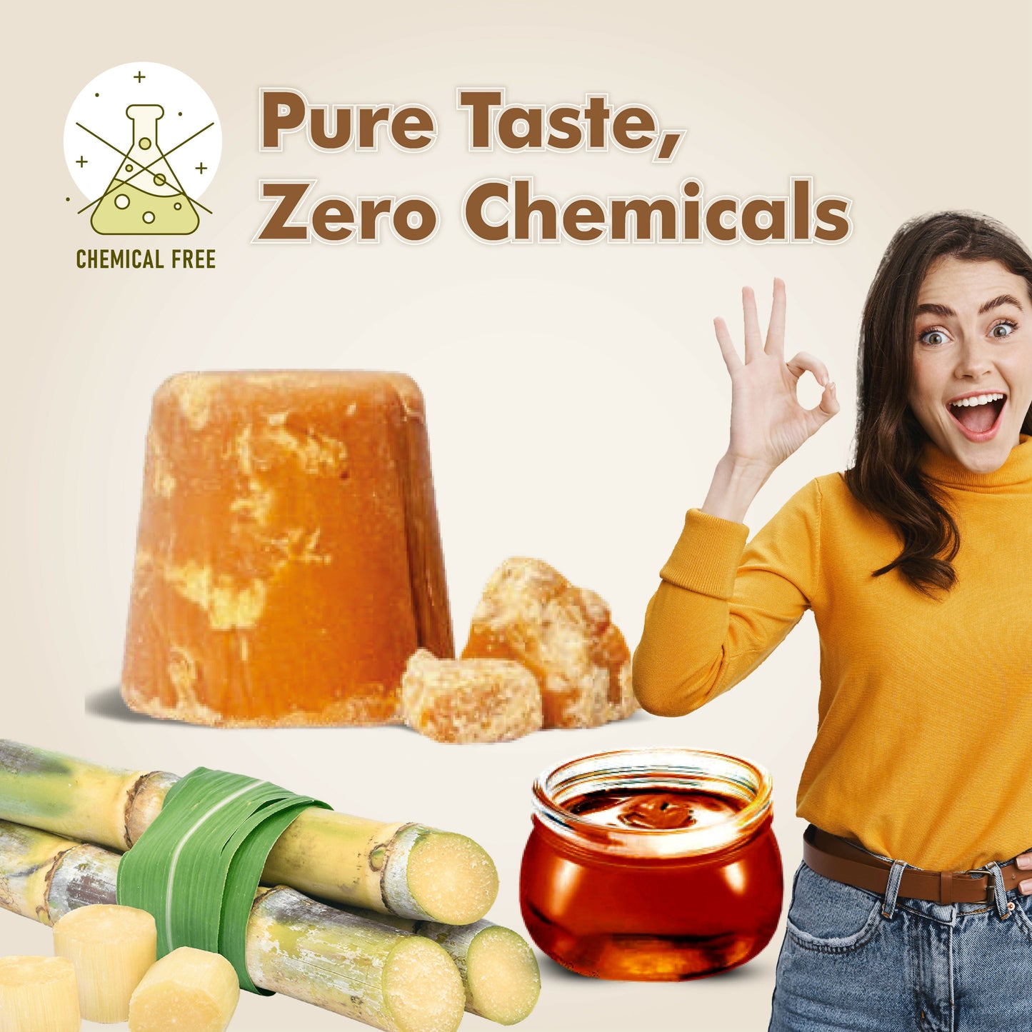 Naivedyam Chemical Free Jaggery Cubes - Swadesiicart