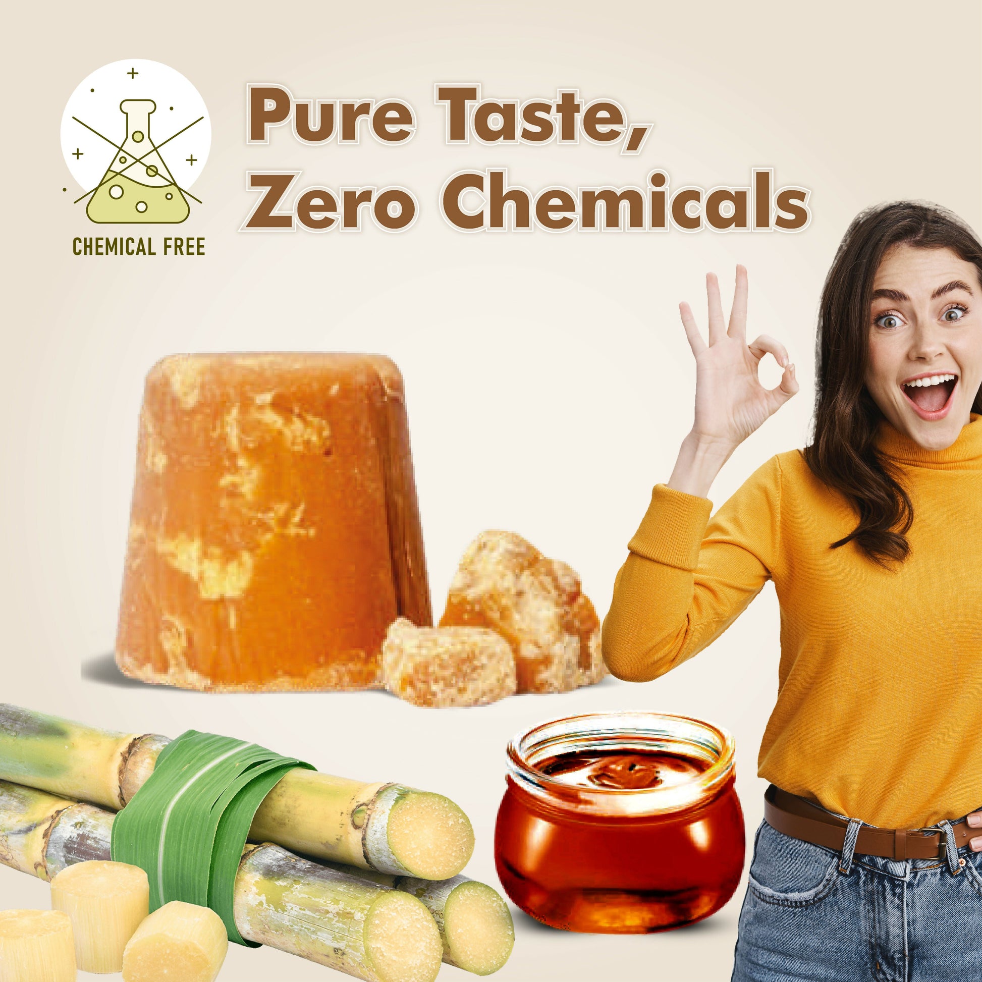 Naivedyam Chemical Free Jaggery Cubes - Swadesiicart
