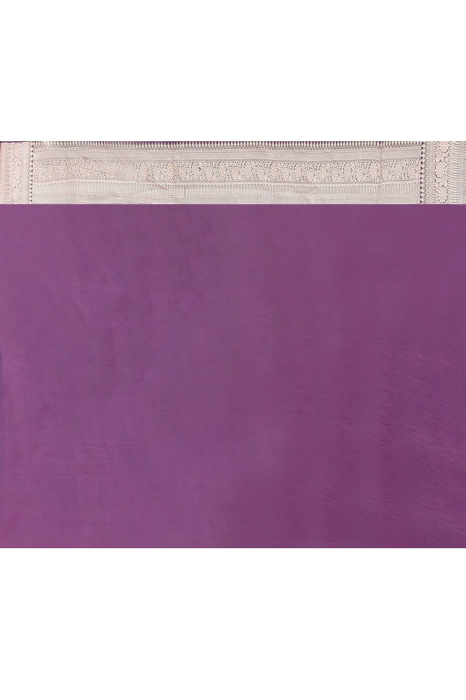 Joban Fashion Purple Pure Katan Pure Handloom Banarasi Silk Saree | Swadesiicart