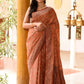 Joban Fashion Amber Crepe Chiffon Pure Handloom Banarasi Silk Saree | Swadesiicart