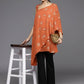 Ahalyaa Women's Traditional wear Tunic - Orange | Swadesiicart