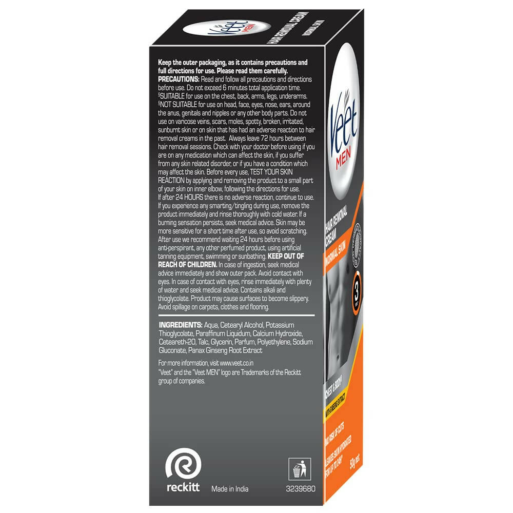 Veet Hair Removal Cream for Men - Normal Skin - Swadesiicart