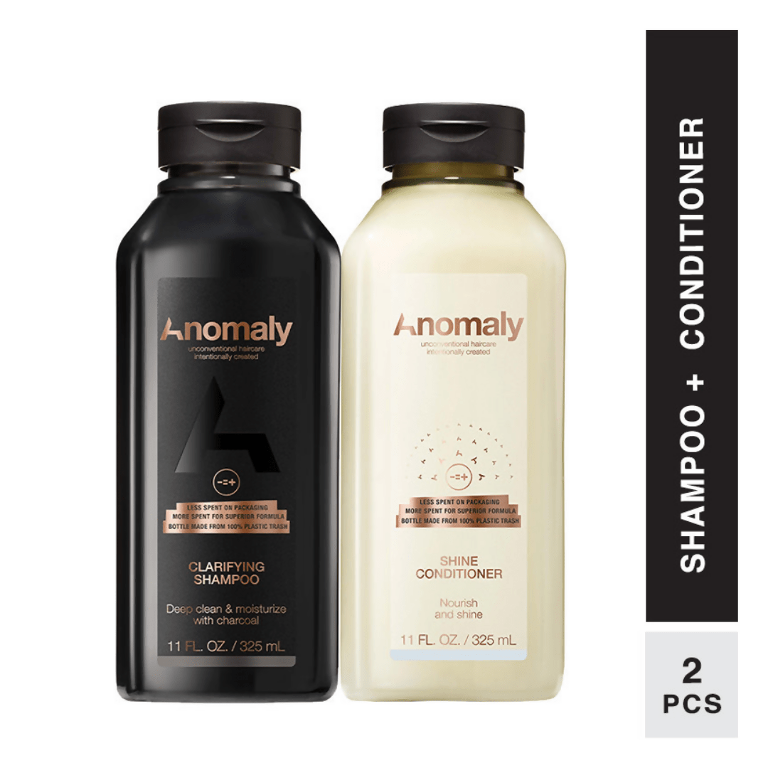 Anomaly by Priyanka Chopra Clarifying Shampoo & Shine Conditioner Combo | Swadesiicart