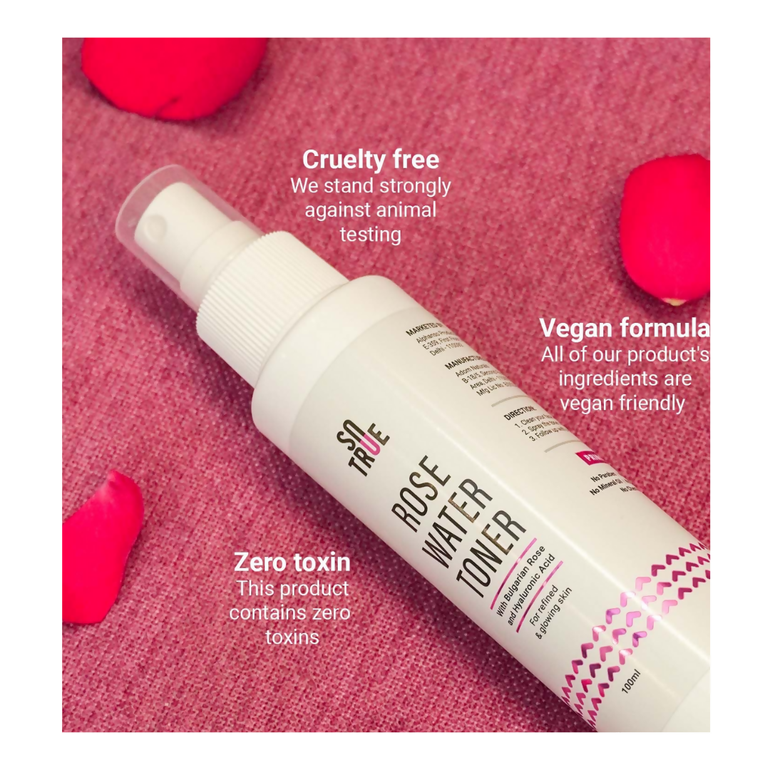 Sotrue Rose Water Spray For Face - Swadesiicart
