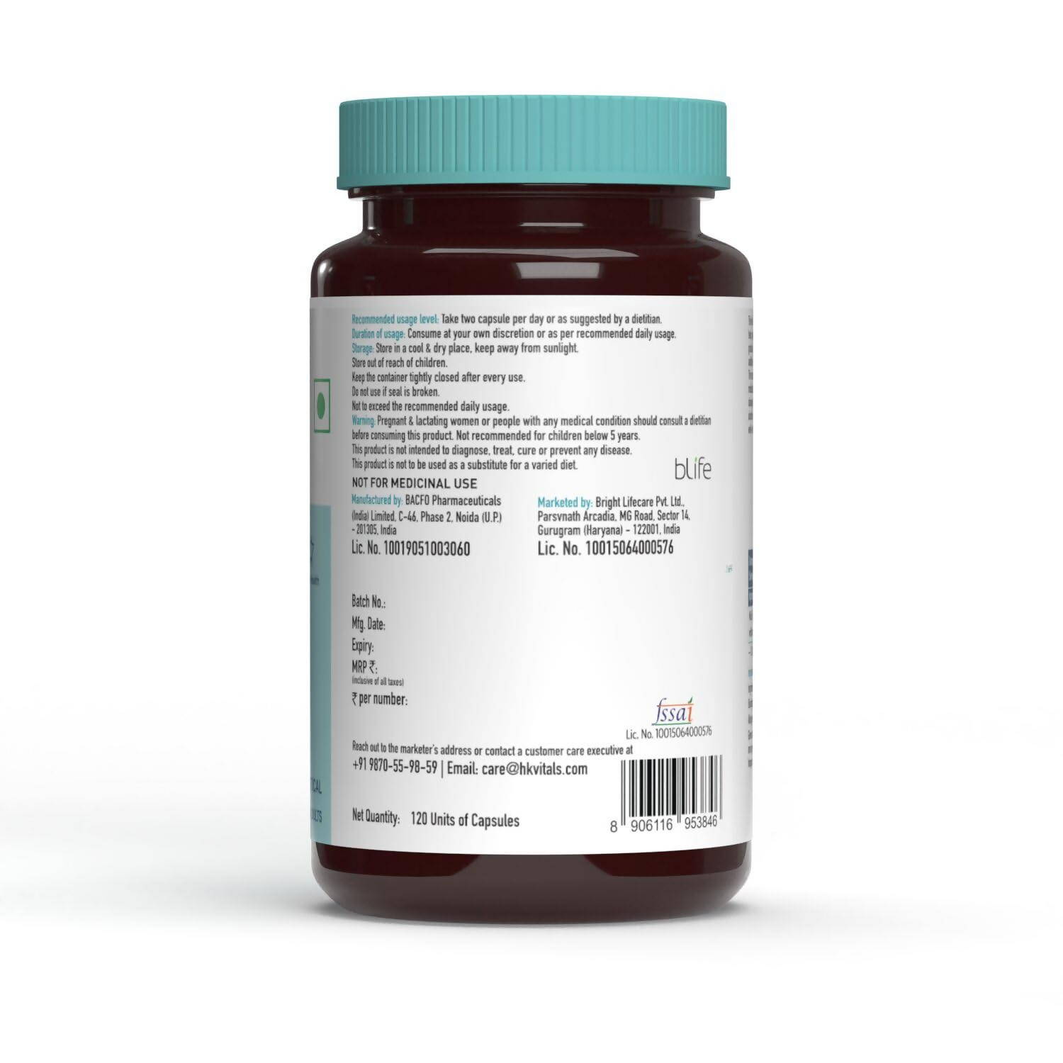HK Vitals Milk Thistle Extract Capsules - Swadesiicart