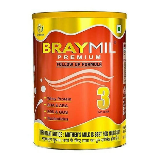 Braymil Premium Follow Up Formula 3 for 1-2 Years Powder | Swadesiicart