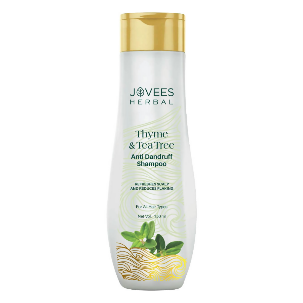 Jovees Thyme & Tea Tree Anti Dandruff Shampoo For All Hair Types - Swadesiicart