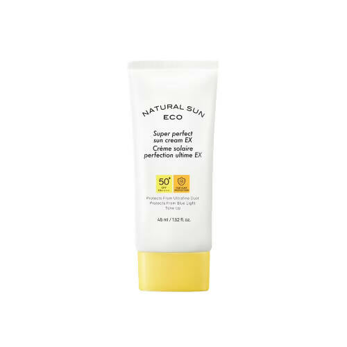 The Face Shop Natural Sun Eco Super Perfect Sun Cream Ex-SPF 50 - Korean Skincare | Swadesiicart