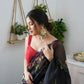 Vamsee Black Organza Saree - Swadesiicart