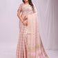 Shree Shyam Fashion Organza Peach Saree