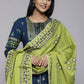 Indian Clothing Women's Ethnic Kurta With Pant and Dupatta - NOZ2TOZ - Swadesiicart