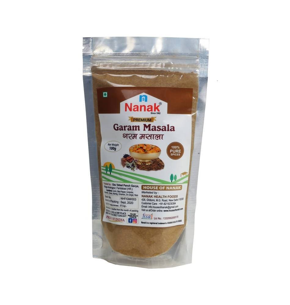 Nanak Premium Garam Masala,100g - Swadesiicart