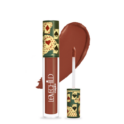 LoveChild By Masaba Gupta Hukum Transfer-proof Brown Liquid Lipstick | Swadesiicart